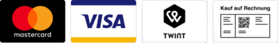 material shop.ch Onlineshop Bezahlmethoden Mastercard Visa Twint Rechnung